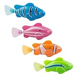 Lebensechte elektronische Spielzeug-Mini-Roboterfisch-Schwimmen-Roboter-Fische für Kinder 4PCS